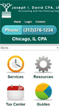 Mobile Screenshot of joedavidcpa.com